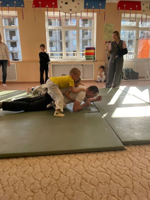В детском саду «Ромашка» прошли соревнования «Семейное дзюдо»