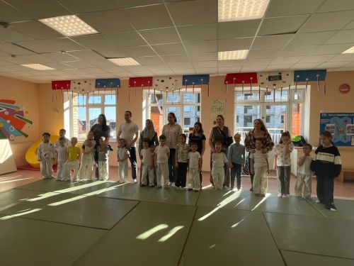 В детском саду «Ромашка» прошли соревнования «Семейное дзюдо»