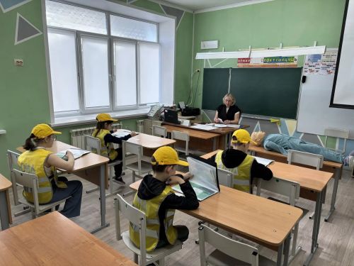 Фоторепортаж с районного этапа республиканского конкурса «Безопасное колесо»