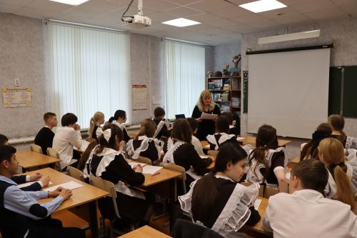 Лаишевские гимназисты приняли участие в акции «Тотальный диктант»