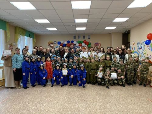 В Лаишевском районе провели смотр строя и песни среди детских садов