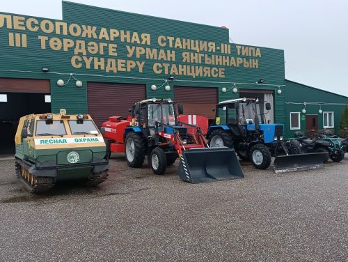 В лесопожарной станции «Лаишево» проведен осмотр техники