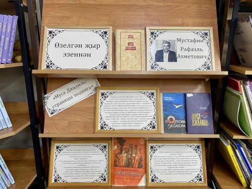 Новая выставка в Лаишевской библиотеке посвящена юбилею Рафаэля Мустафина