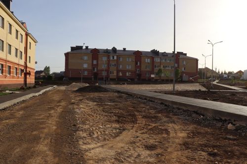 Программа «Наш двор» преображает лаишевские придомовые территории