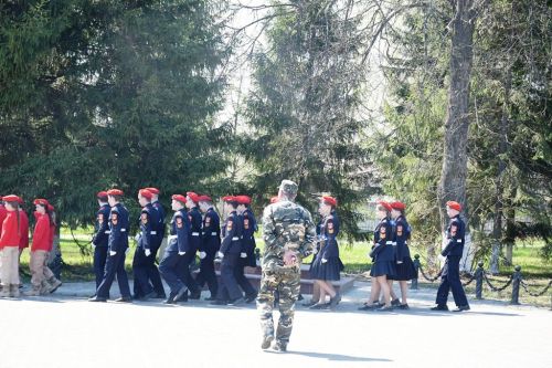 Репетиции парада Победы в Лаишево продолжаются