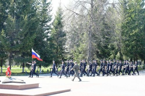 Репетиции парада Победы в Лаишево продолжаются