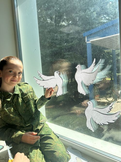 Патриотическая акция «Окна Победы» в школах Лаишевского района