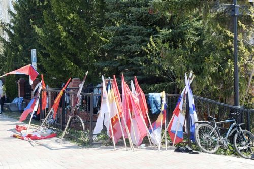 Репетиции парада Победы в Лаишево продолжаются