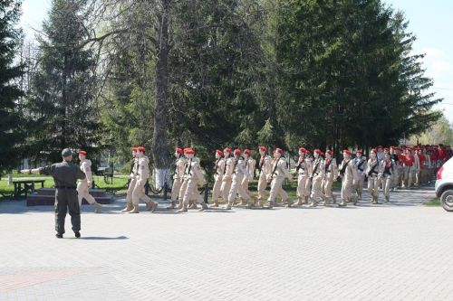 Репетиции парада Победы в Лаишево продолжаются