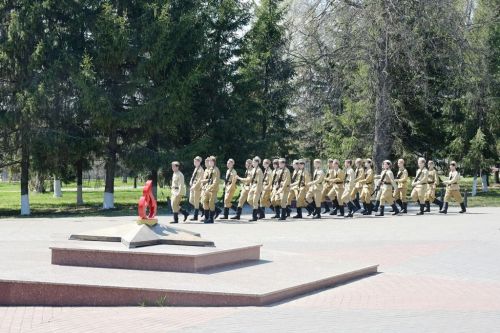 Репетиции парада Победы в Лаишево продолжаются