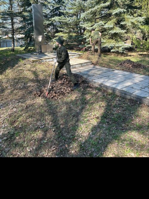 Столбище мәктәбендә шимбә өмәләре һәм патриотик акцияләр