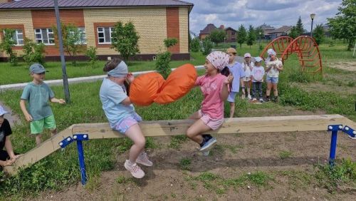 В пришкольном лагере Лаишевского района весело отметили Сабантуй