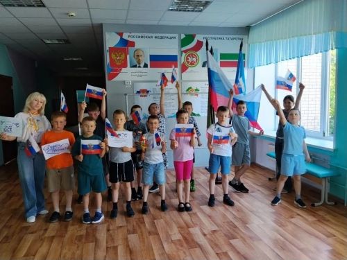В Лаишевском районе украсили прикольный лагерь ко Дню России
