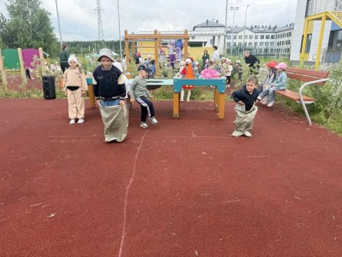 Самые маленькие жители Лаишевского района участвовали в Сабантуе