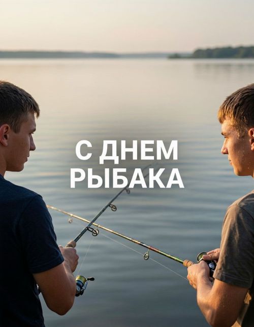 Рыбаки принимают поздравления