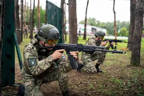 «Пиранья» — бронзовый призёр окружного этапа «Зарницы 2.0»