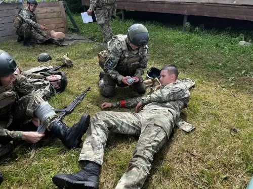 «Пиранья» — бронзовый призёр окружного этапа «Зарницы 2.0»