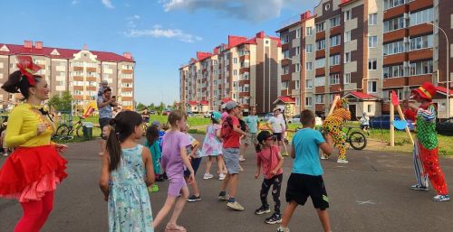 «Лето в Татарстане» собирает детей Лаишевского района во дворах