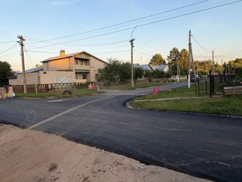 В селе Габишево Лаишевского района обновили асфальт на двух улицах