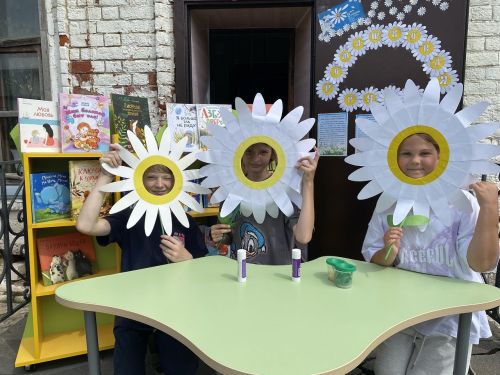 На лаишевских улицах работала выставка «Ромашковая Русь»