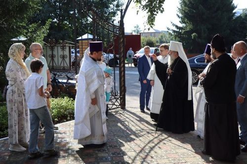 Митрополит Казанский и Татарстанский Кирилл отслужил божественную литургию в Лаишевском районе
