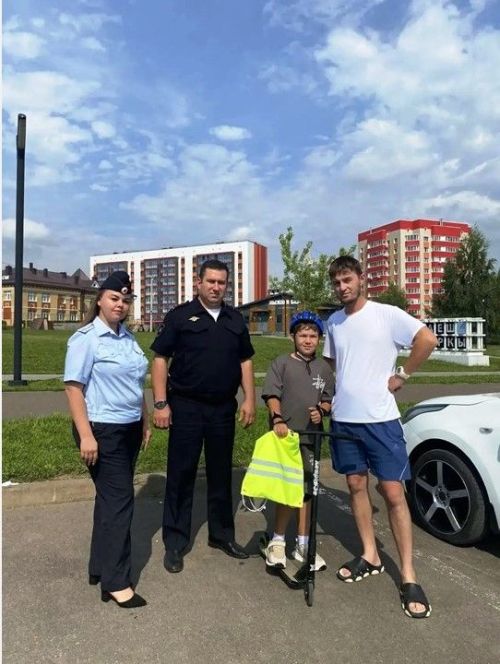 Юный самокатчик Артур Каримов стал образцом безопасности
