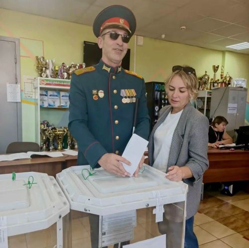 Лаеш районындагы сайлауларда махсус хәрби операция ветераны Александр Антонов тавыш бирде