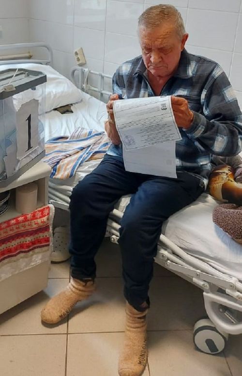 Пациенты Лаишевской больницы не остались в стороне от голосования