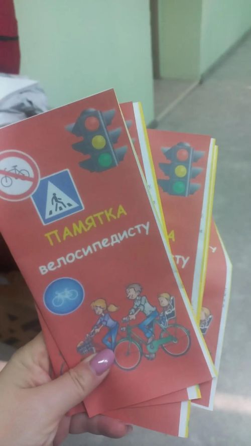 Юные инспекторы  движения лицея им. Державина напомнили о правилах езды на самокатах