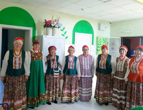Артисты Лаишевского РДК подарили постояльцам пансионата «Добрые истории» праздник души