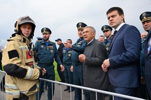 В Лаишевском районе открылись учебно-тренировочный комплекс МЧС России и новая пожарная часть