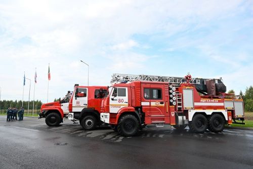 В Лаишевском районе открылись учебно-тренировочный комплекс МЧС России и новая пожарная часть