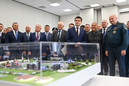 В Лаишевском районе открылись учебно-тренировочный комплекс МЧС России и новая пожарная часть