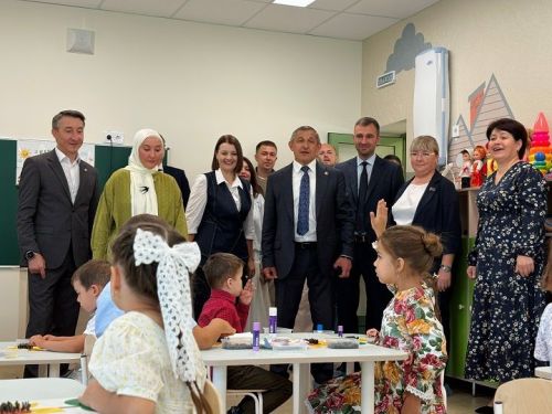 В Лаишевском районе после капитального ремонта открылся детский сад и ФАП