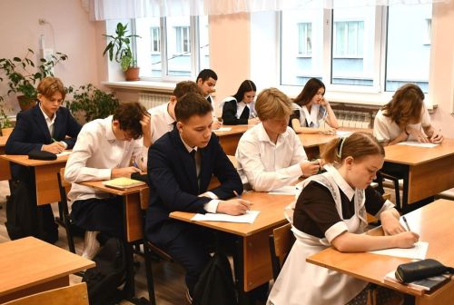 Лаеш районы мәктәпләре укучылары Бөтенроссия акциясенә кушылдылар