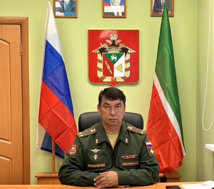 Путь служения: юбилей военного комиссара Лаишевского района Айрата Гайнуллина