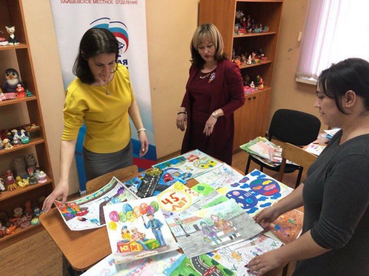 Дети Лаишевского района приняли участие в республиканском конкурсе рисунков