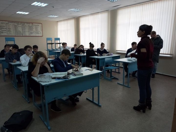 Среди учащихся Лаишевского района ведется профориентационная работа