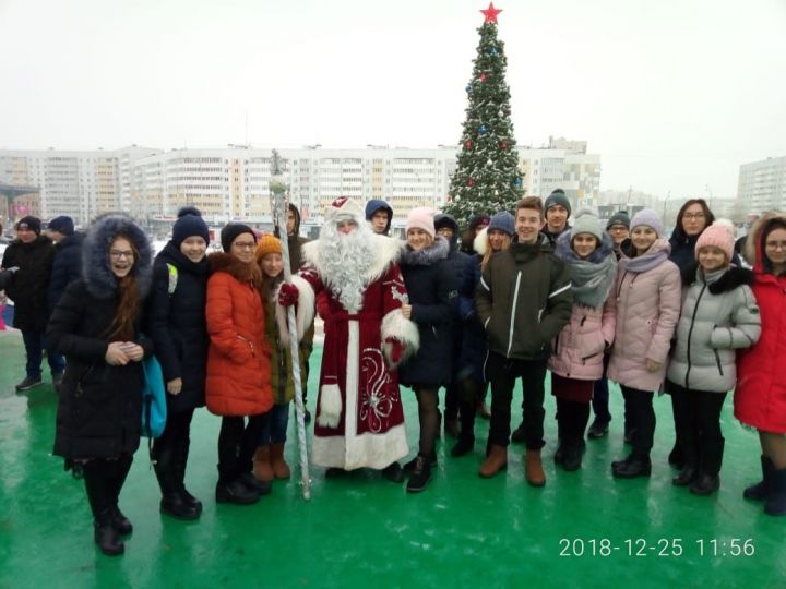 Лаишевские школьники побывали на президентской елке
