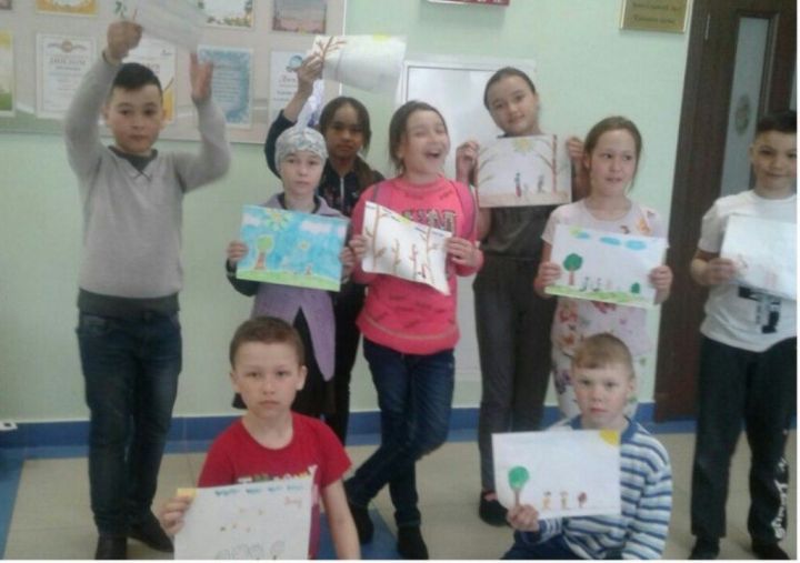 В Лаишевском районе прошел конкурс рисунков на экологическую тему