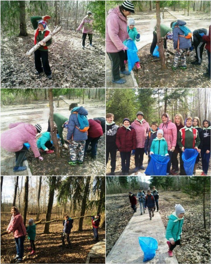 В Лаишевском районе состоялась экологическая акция «Чистый парк»