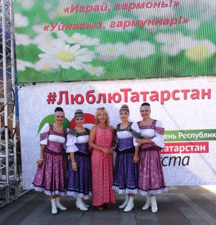 Артисты из Габишева сегодня выступили на республиканском празднике «Играй, гармонь!»