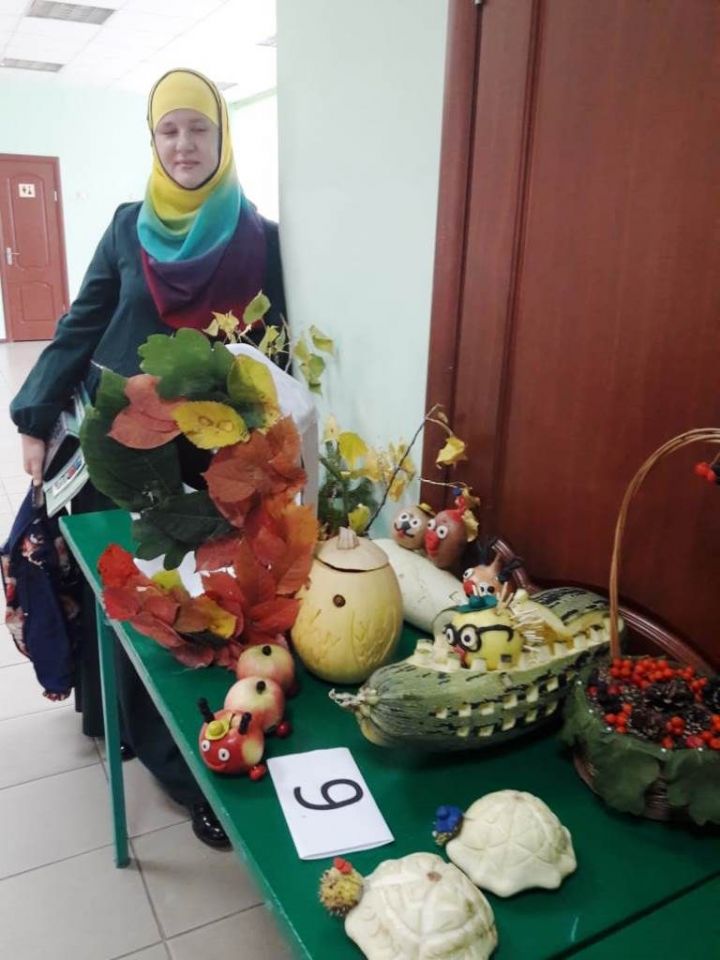 В Лаишевском районе прошла выставка поделок из овощей