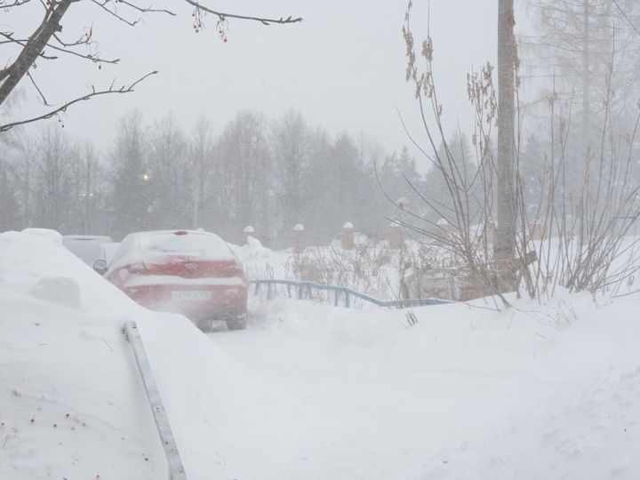 В Лаишевском районе в ближайшие сутки ожидаются туман, метель и гололед
