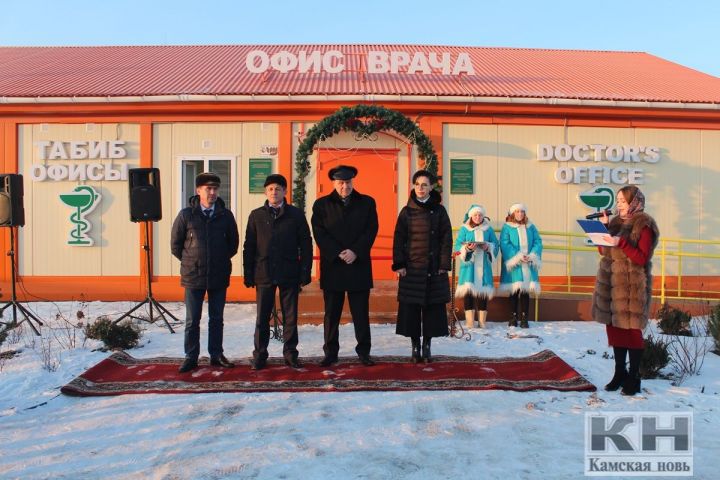 Сегодня, 27.12.2019 г., состоялось открытие врачебной амбулатории в селе Усады Лаишевского района