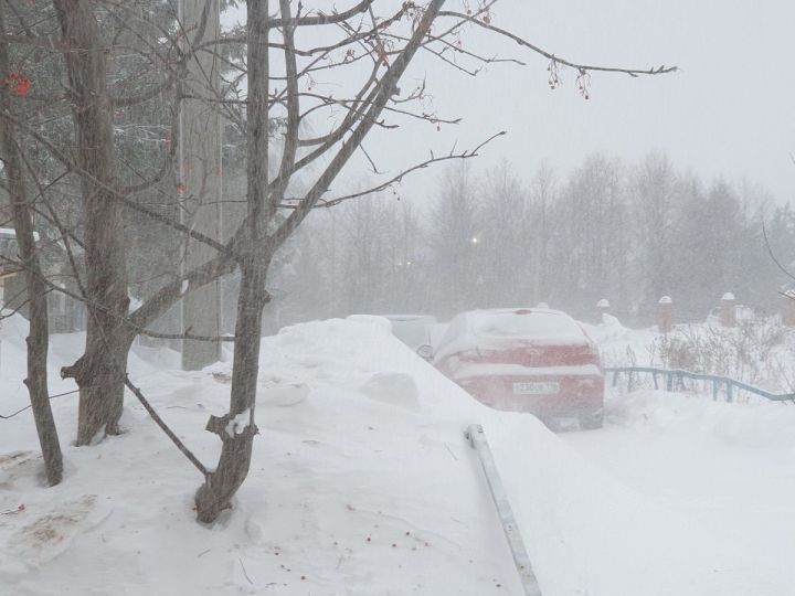 Погода «порадует» лаишевцев метелью с снежными заносами