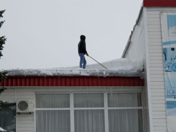 Как в Лаишевском районе решается проблема уборки снега