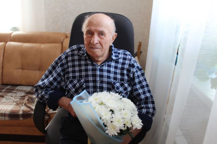 Ветеран войны, проживающий в Лаишевском районе, отметил юбилей