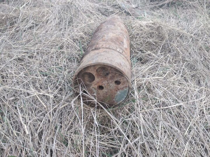 В Лаишевском районе Татарстана обнаружен неразорвавшийся артиллерийский снаряд