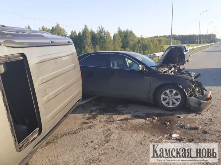 Серьезное ДТП в Лаишевском районе недалеко от Б. Матюшино произошло 30.05.2019 г.